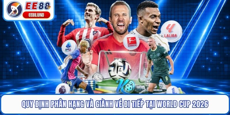 Quy định phân hạng và giành vé đi tiếp tại World Cup 2026