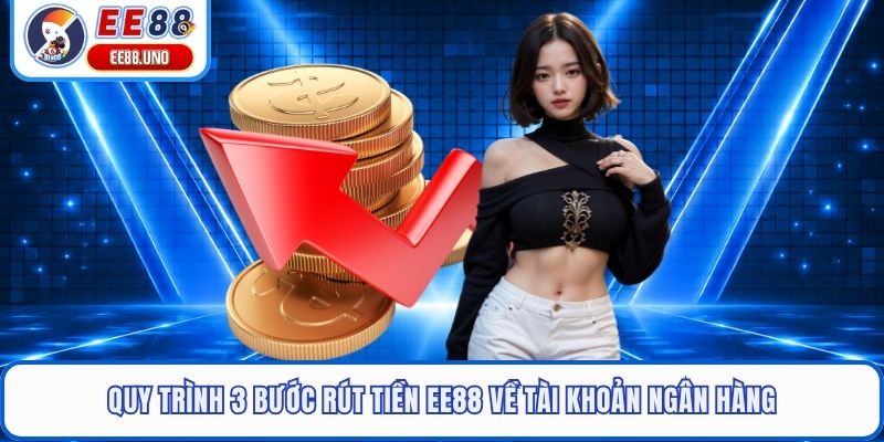 Quy trình 3 bước rút tiền EE88 về tài khoản ngân hàng